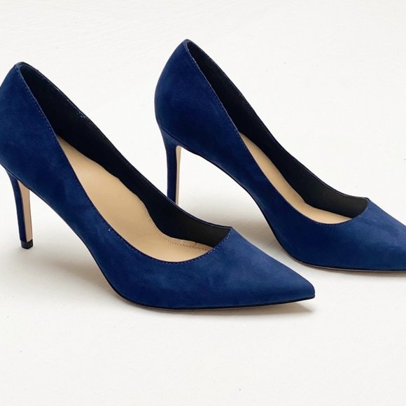JustFab - NWOT, Khloy, Simple Stunning Blue Heal, Size 6.5 (EUR 37.5) - Picture 1 of 8